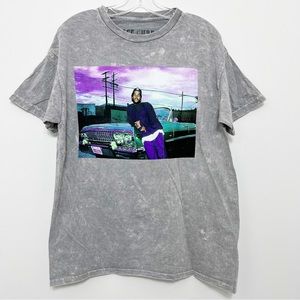Ice Cube Crewneck Graphic Short Sleeve Licensed Rap Tee